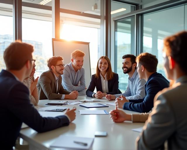 A corporate team engaged in a professional development workshop.
