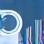 A magnifying glass over a bar chart.
